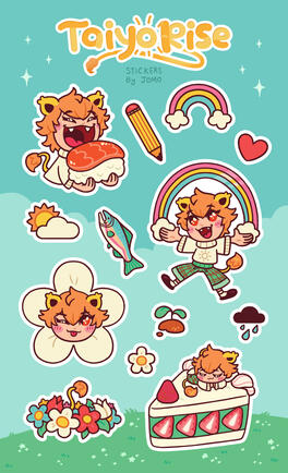 TaiyoRise sticker sheet 2024